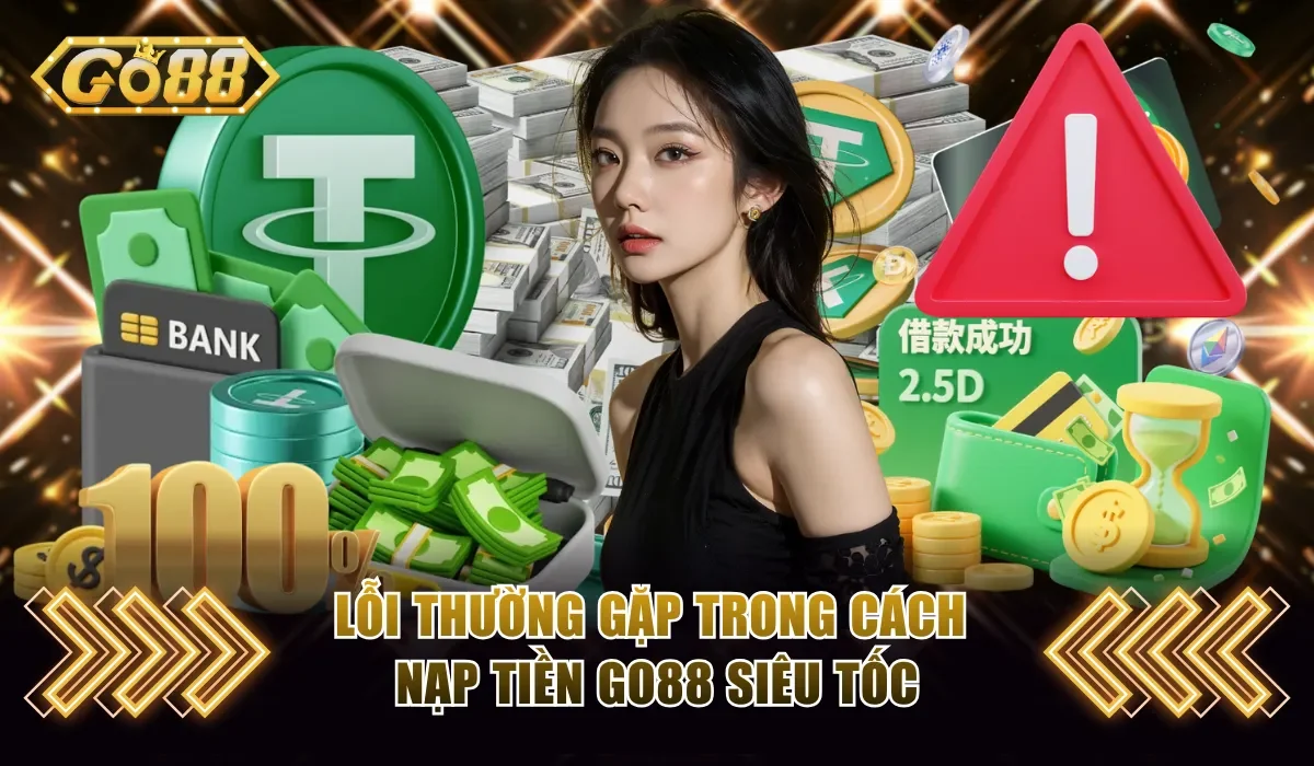 Nạp Tiền Rút Tiền Go88 - Nhanh, Tiện Lợi , An Toàn 9 loi thuong gap trong cach nap tien go88 sieu toc