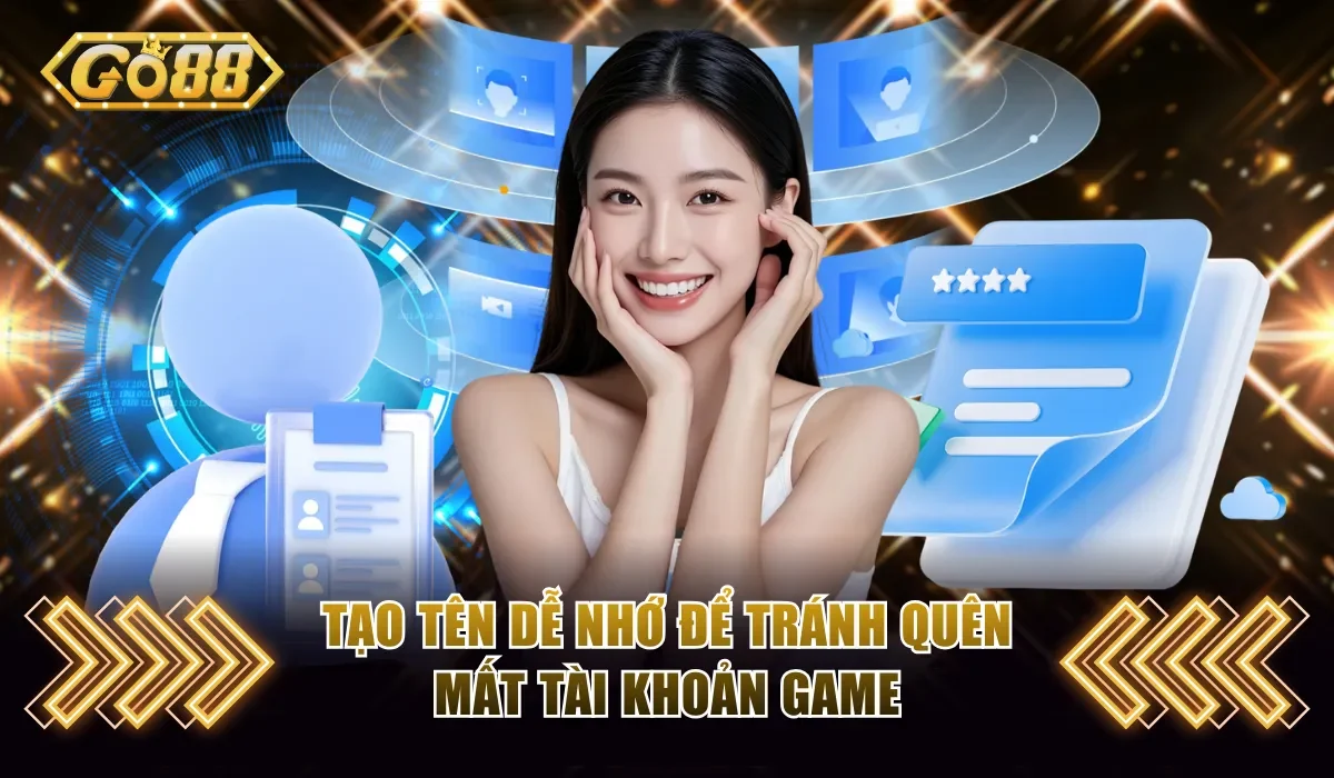 Quên Tên Đăng Nhập Go88 - Thủ Thuật Lấy Lại Đơn Giản Nhất 4 Tạo tên dễ nhớ để tránh quên mất tài khoản game