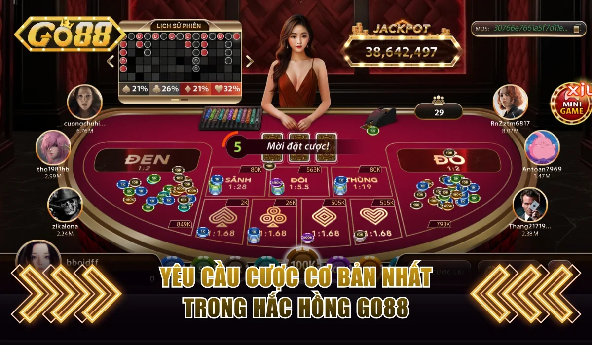 Hắc Hồng Go88 - Game Bài Đơn Giản Nhưng Cược Thú Vị 3 Yêu cầu cược cơ bản nhất trong Hắc Hồng Go88