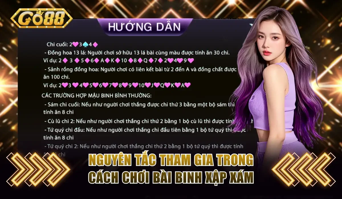 Cách Chơi Bài Binh Xập Xám Cực Dễ Hiểu Dành Cho Tân Binh 2 Nguyên tắc tham gia ván đấu trong cách chơi bài Binh Xập Xám